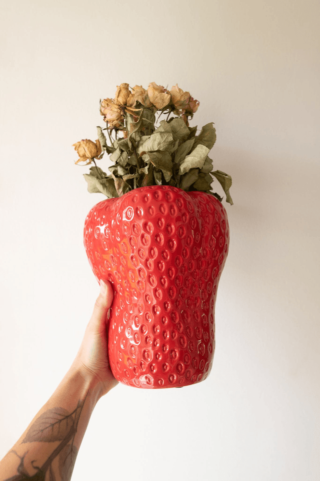 Strawberry Vase 🍓