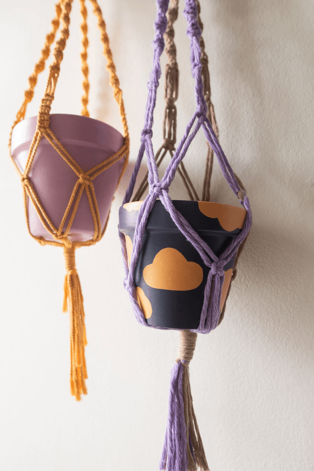 Cozy Corner Kit 💜 Porte manteau + 2 macramés