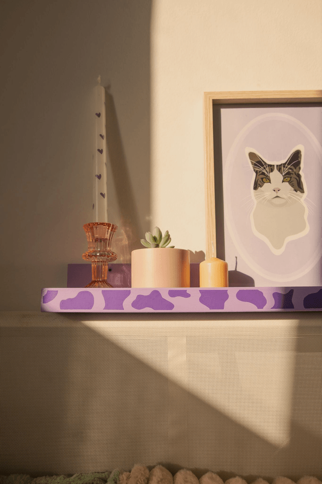 Purple Cow Shelf 💜Tablette Upcyclée 