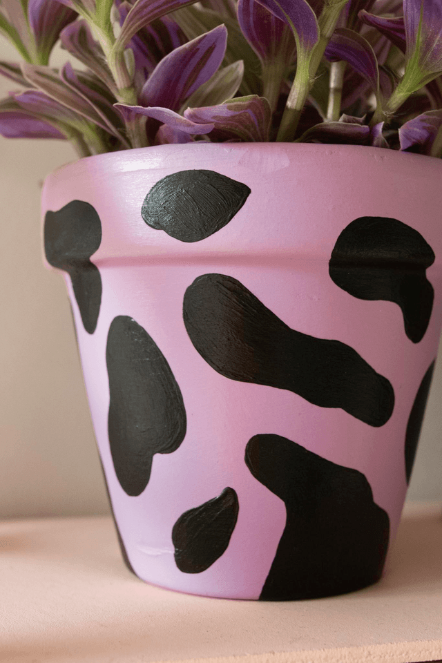 Bubblecow 🐄 Pot peint à la main